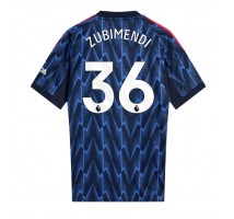 Arsenal Martin Zubimendi #36 Koszulka Wyjazdowa 2025-26 Krótki Rękaw